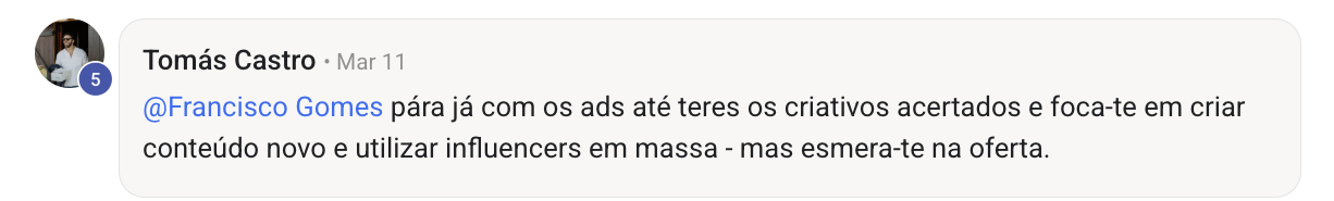 Direção semanal